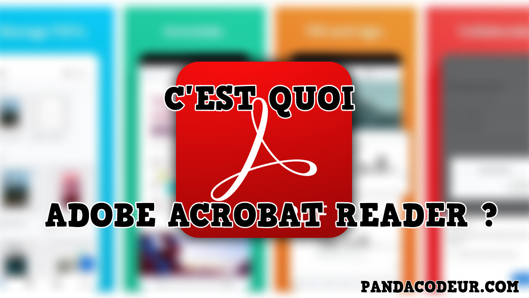 Adobe acrobat reader pandacodeur 1