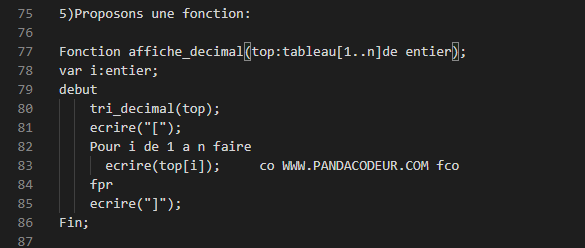 Binaire secret pandacodeur 2021 01 23 17 00 19 algorithmique algo txt visual studio code