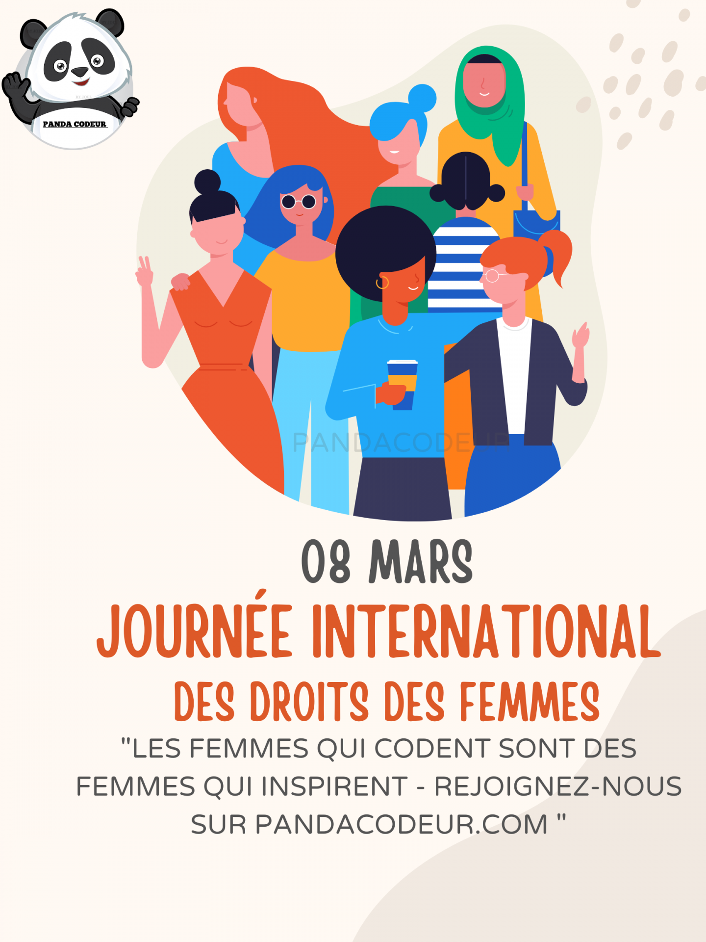 Pandacodeur 8 mars
