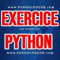 Pandacodeur exo python