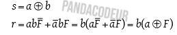 Pandacodeur expressions logiques